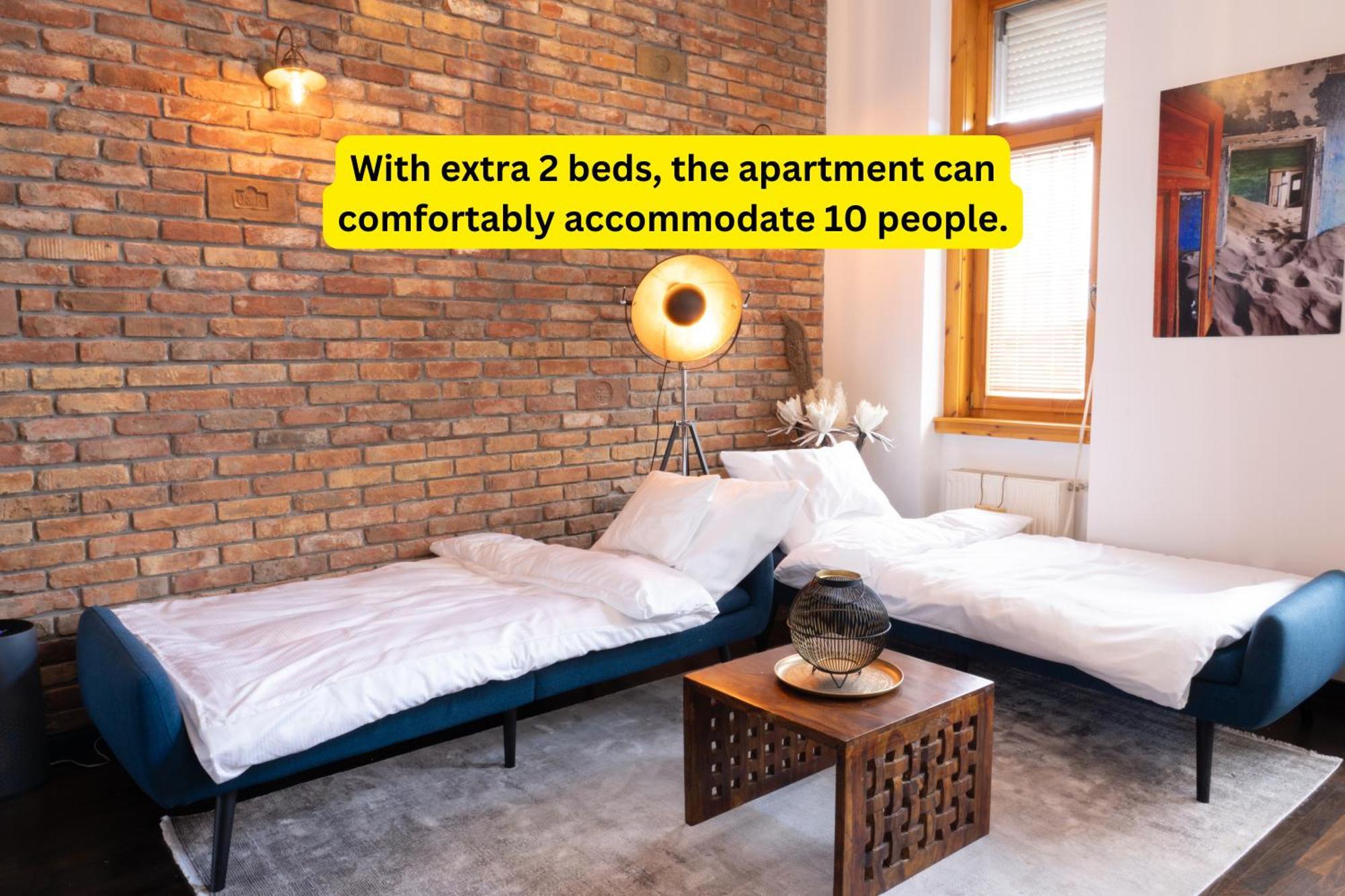 Rustic Downtown 106 M2 Appartement Boedapest